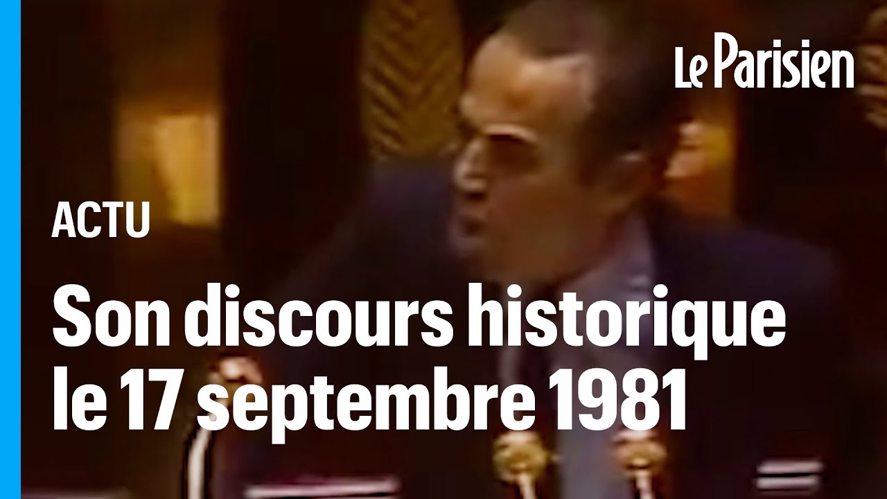 Mort de Robert Badinter : l'homme qui a mis fin à la peine de mort en France