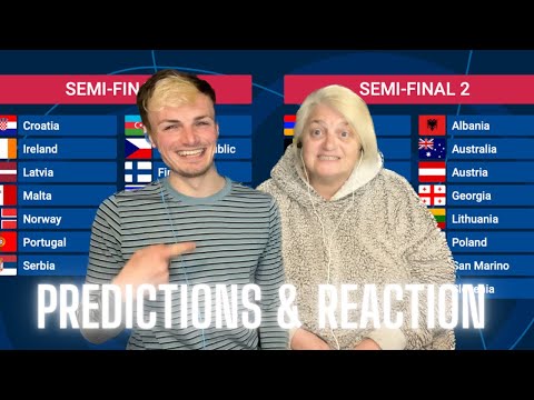 ESC 23 - Semi Final 1 // Mama Trish Reacts // Luke’s predictions!