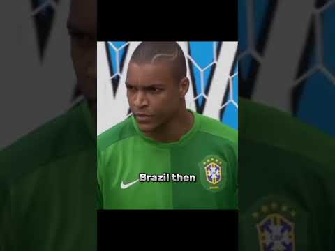 now vs then #football #edit #brazil #shorts