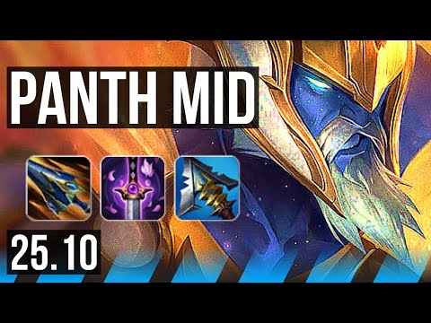 PANTHEON vs SYLAS (MID) | Godlike, 500+ games | KR Master | 25.10
