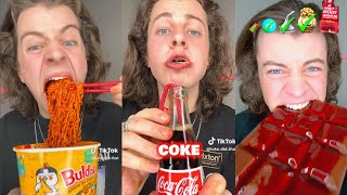 Luke Did That New Spicy Food Compilation | Best Luke West Spicy