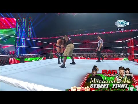 R-Truth Vs JD McDonagh - Street Fight Match - WWE Raw 18/12/2023 (En Español)