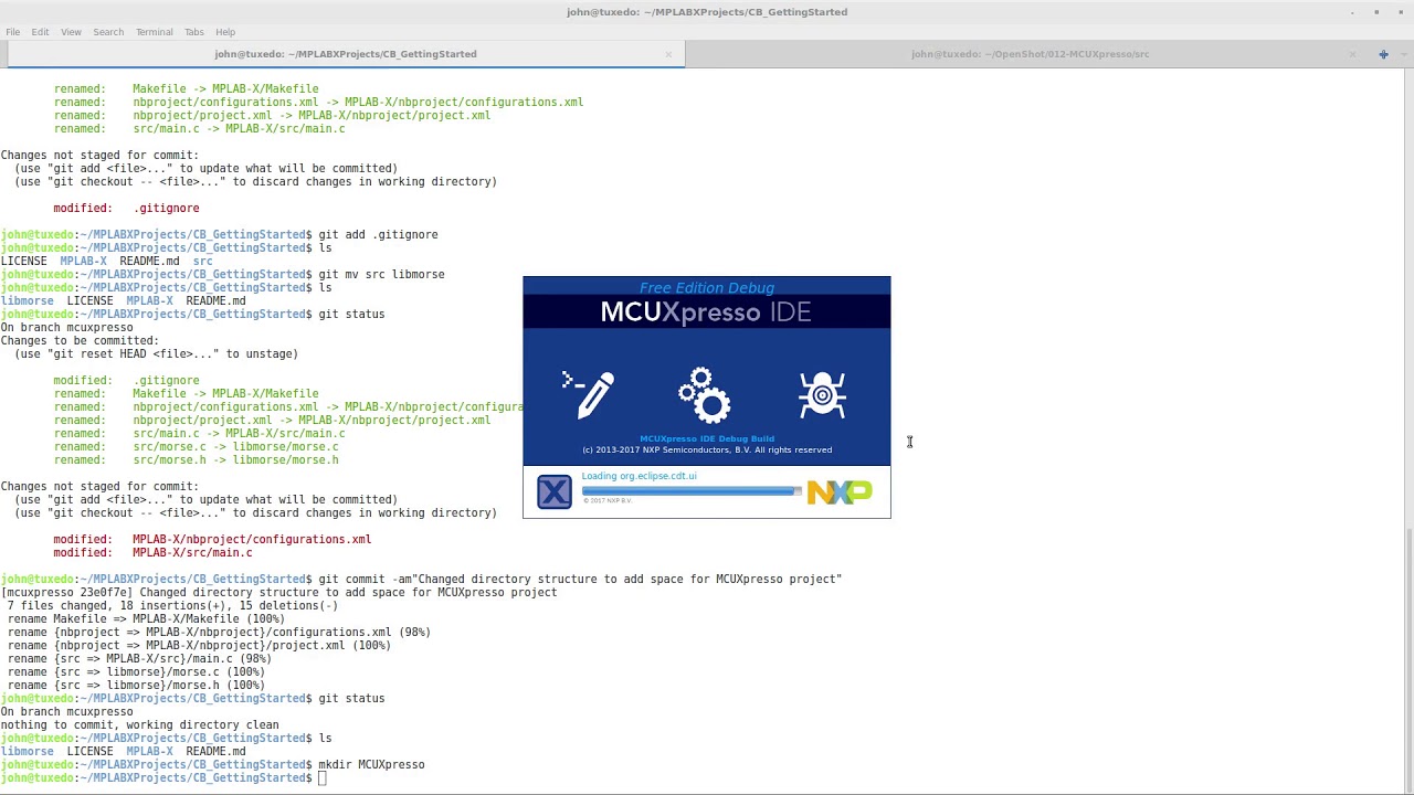 012 - Adding an MCUXpresso Project