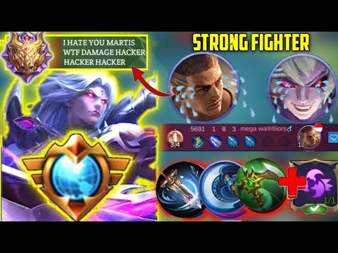 HOW TO DESTROY META FIGHTER USING MARTIS || TOP GLOBAL MARTIS BEST BUILD 2021 - MOBILE LEGENDS