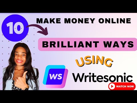 , title : 'Writesonic.Ai | 10 Brilliant Ways to Make Money Using Writesonic.Ai'