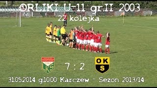 preview picture of video 'Mazur Karczew 2003 - 22 kolejka (2013/14)'