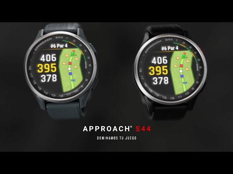 thumbnail video image 2 of Smartwatch para Golf Garmin  Approach S44 Negro 43 mm, 2 of 5