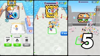 Block Crusher: Break The Wall - Gameplay Walkthrough Part 5 Stickman Block Crusher Stack Machine