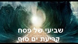 הרב יצחק לסרי - שביעי של פסח -קריעת ים סוף!