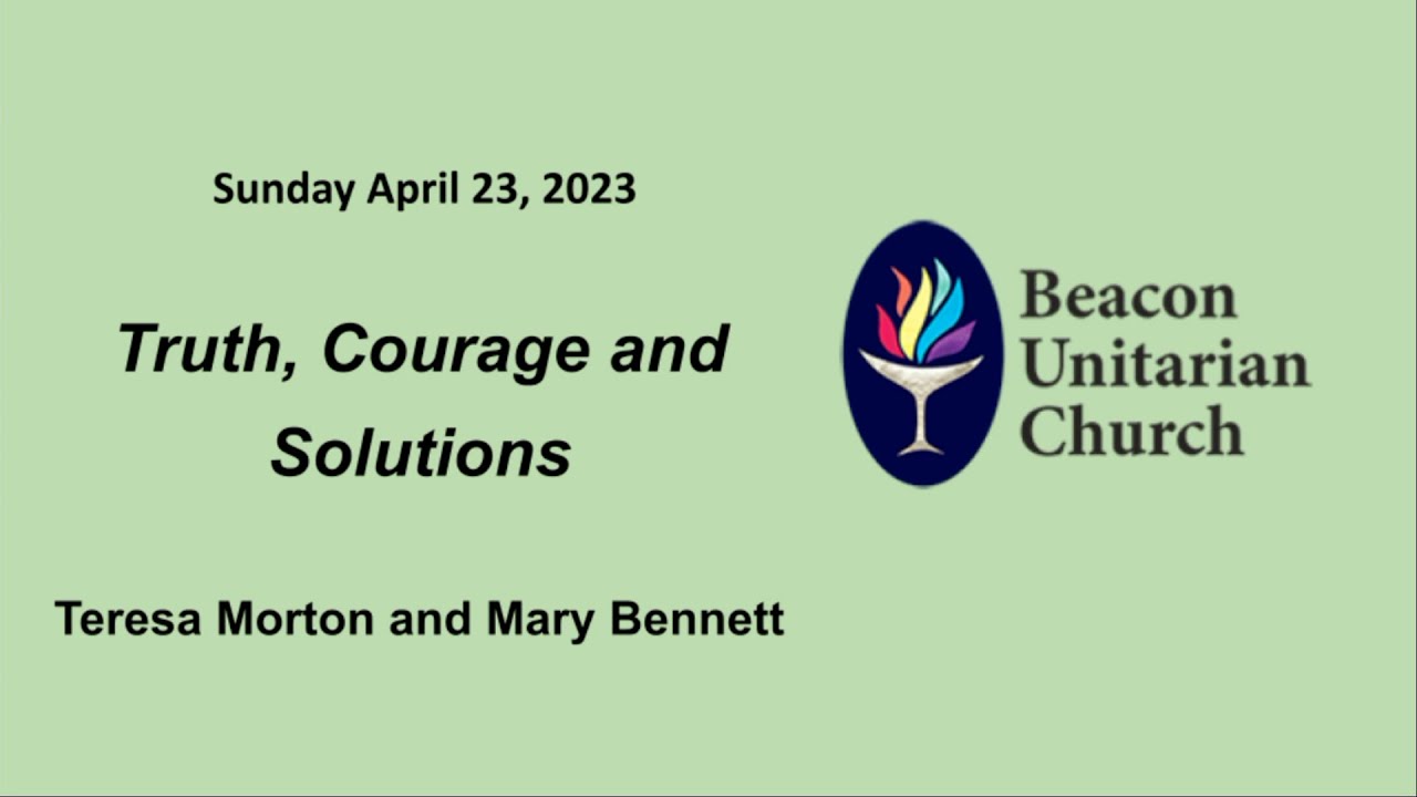 23 Apr 2023: Truth Courage and Solutions with Teresa Morton and Mary Bennett