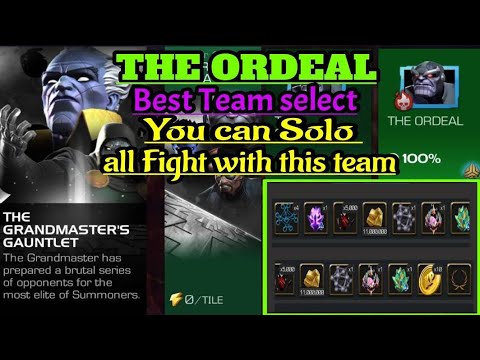 Mcoc The Ordeal Exploration the Grandmaster gauntlet