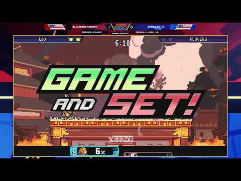ER - LBO (Zetterburn) Vs. Menace13 (Sylvanos) - Rivals of Aether Winners Quarters