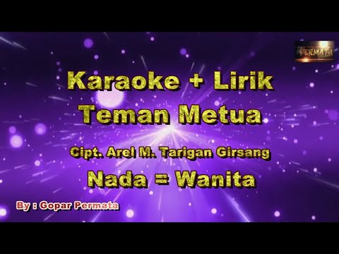 Karaoke Teman Metua. Nada Wanita. #karaokelagukaro #simarmata #berastagi #lapotuak