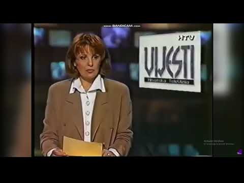 HRT 1 Vijesti Intro 1992 - 1994