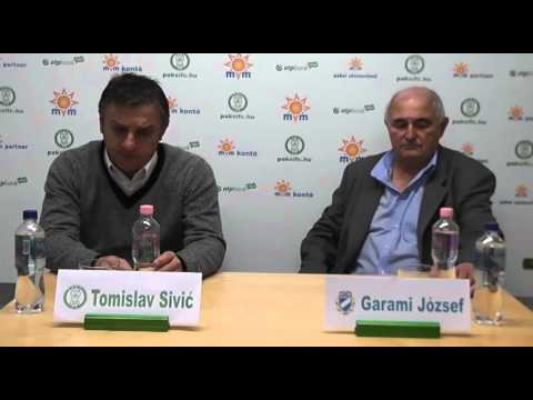 MVM PAKS - MTK Budapest FC sajtótájékoztató