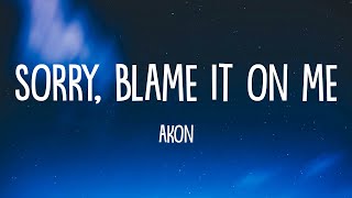Akon - Sorry, Blame It On Me (Lyrics)