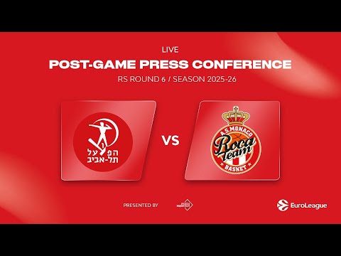 Post- Game Press Conference | Hapoel IBI Tel Aviv- AS Monaco
