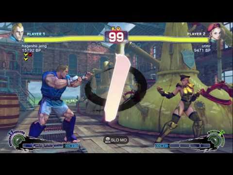 hageshii jeng [Abel] vs utmr [Cammy] SSF4 Japanese Online Ranked Matches - TRUE-HD