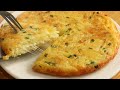 Potatoes, Eggs, Chesse! Only 3 Ingredient! Grated Potato Omelette! Simple Healthy Breakfast!