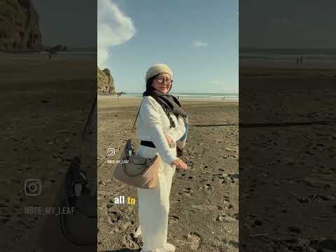 Piha Beach, Auckland, New Zealand #shorts #auckland #beach #newzealand #mahika #adies