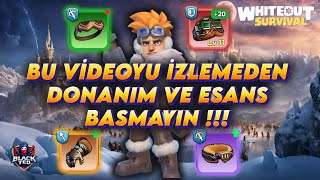 ESANS TAŞI VE KAHRAMAN DONANIMI YÜKSELTME - WHİTEOUT SURVİVAL