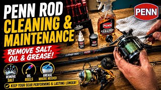 How I Clean & Maintain My Penn Fishing Reels | Salt Removal, Oil & Grease