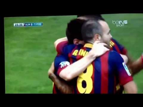Golazo de Messi al Almeria