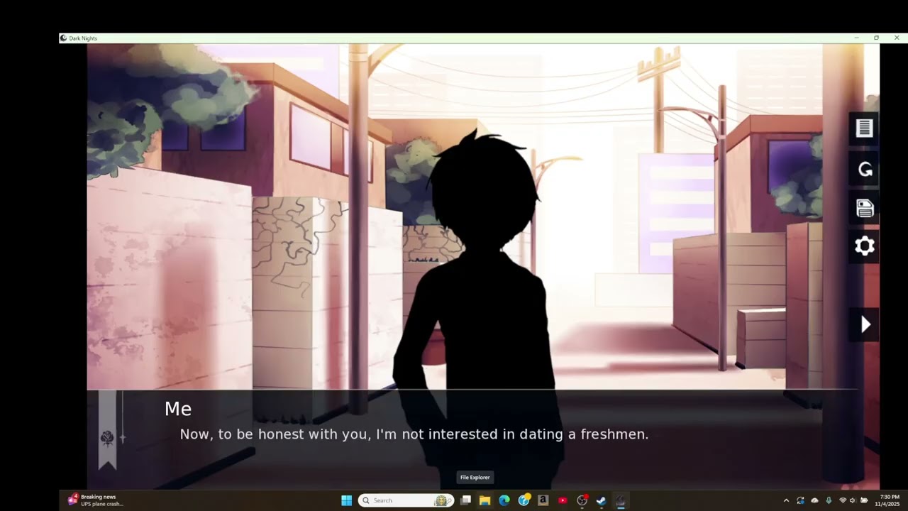 Dark Nights, on Steam for free, anime.