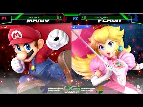 curdrice (Mario) vs qwertz143 (Peach) - Smash Ultimate @ LXG 16