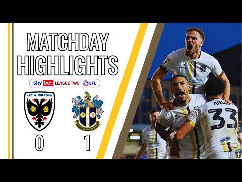 HIGHLIGHTS AFC Wimbledon vs Sutton United 26/12/23 EFL2