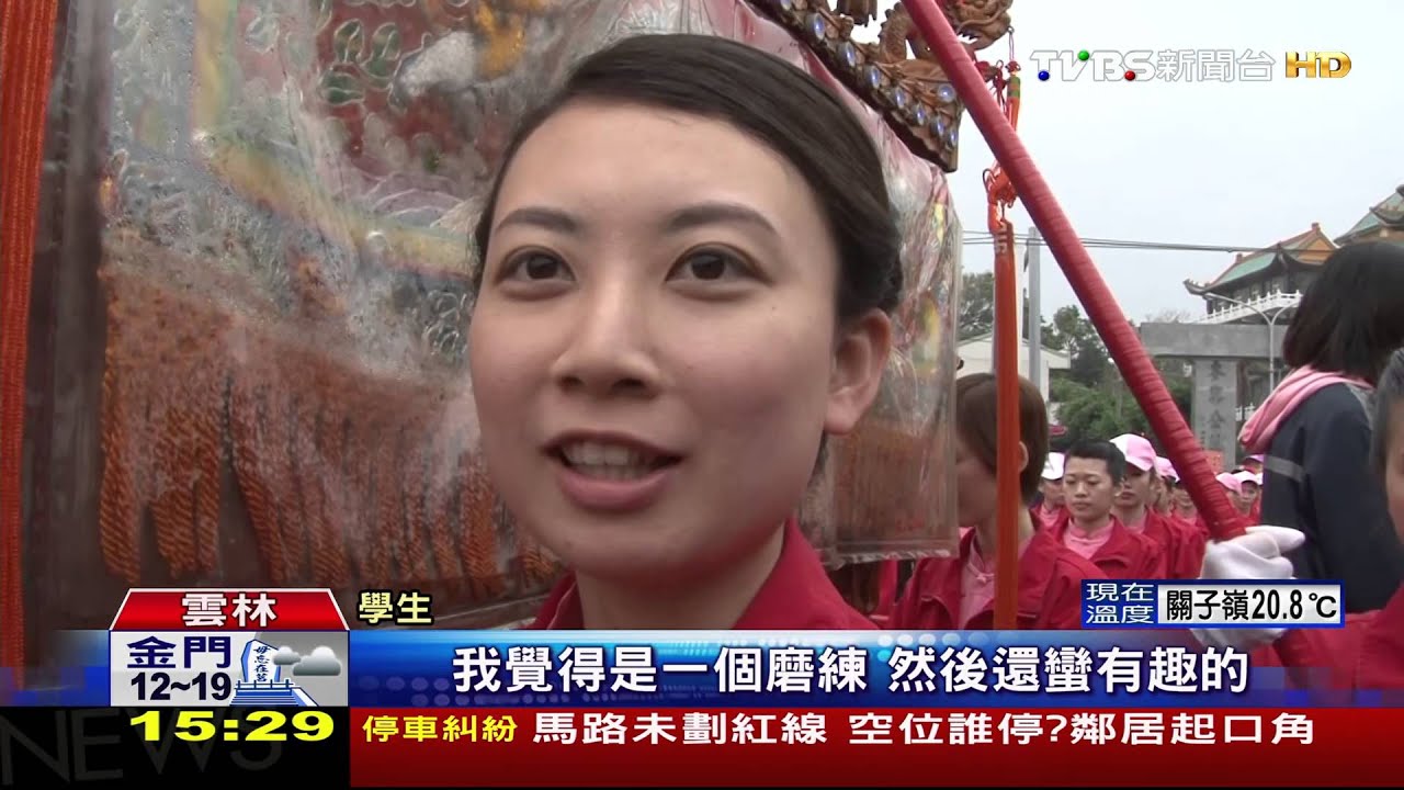仙女來抬轎！　36位女生抬神轎走完448km