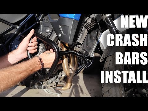 Unboxing and Install of New Crash Protection For My Bike