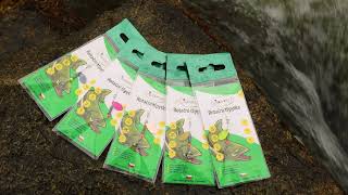 Rotační třpytka CLASSIC 000 - GOLD (black/orange body)