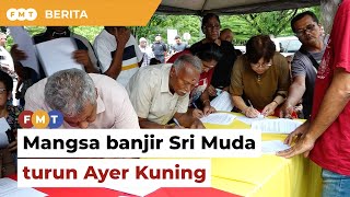 Download lagu Mangsa banjir Sri Muda turun ke Ayer Kuning jumpa MB mp3