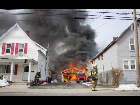 Sloan FD 2nd Alarm Structure Fire - 92 Halstead ave