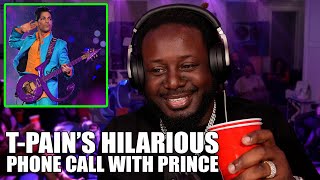 T-Pain's HILARIOUS phone call with Prince