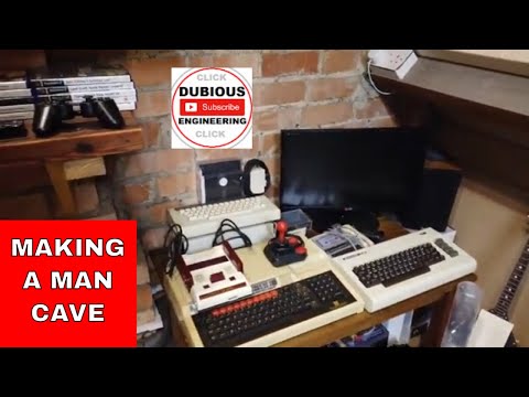 DuB-EnG: MAKING A RETRO MAN CAVE - It is hard work :-)  is it WORTH IT? YES!!! Teehee Neil RMC!