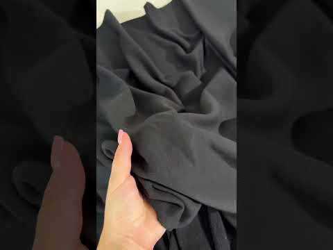 Three-thread looped knit fabric, black internetu