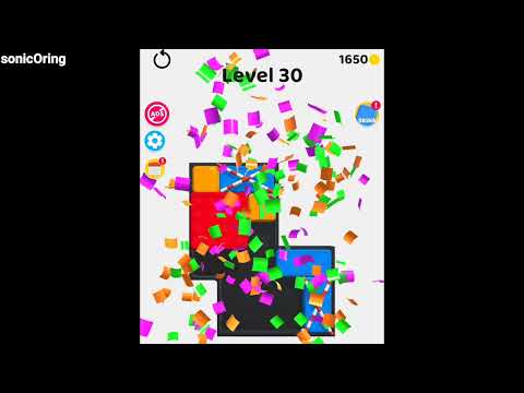 Block Sort Level 21 22 23 24 25 26 27 28 29 30 Walkthrough - YouTube