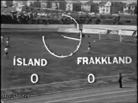 EURO-1976. Qualifiers. Group 7. Iceland - France - 0:0. Highlights.