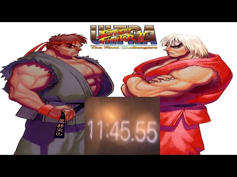 Evil Ryu Ultra street fighter 2 speedrun (11:45.55 pb)