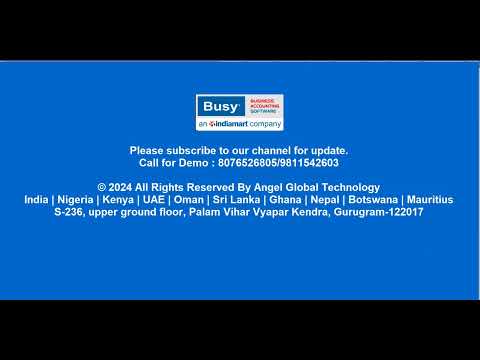 Voucher Audit Report (Horizontal Format - Date Range) - BUSY Rel. 11.7