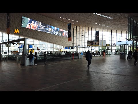 Walking around in Rotterdam | City Center | Eurovision 2021 - The Netherlands 4K