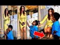 Kriti Sanon Feeling Very Uncomfortable With Short Dress After Fan S Demand Selfie