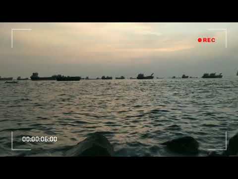 Natural view in Chittagong sea beach