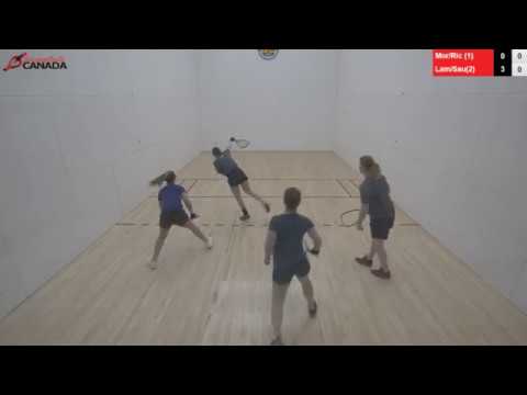 2018 Canadian Racquetball National Championships - Women's Doubles - Round Robin (Final)