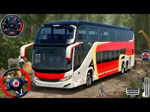 New Jungle Bus Simulator 2026 - Indian Offroad Bus Driving 3D - Bus Game Andriod Gameplay