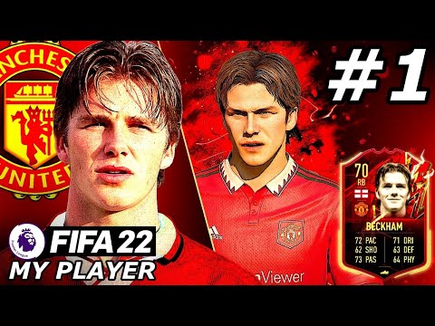 FIFA 22 David Beckham Player Career Mode EP1 - THE BEGINNING!!🔥🏴󠁧󠁢󠁥󠁮󠁧󠁿