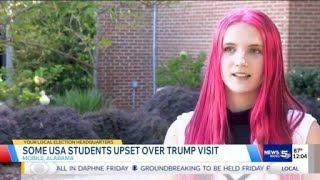 Trump rally: Some University of South Alabama students upset over president's visit