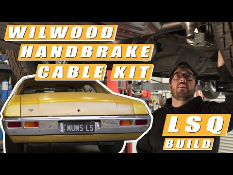 LSQ Build - Part 8 - Wilwood Handbrake Cable KitInstall  - (LS Swap HQ Holden)